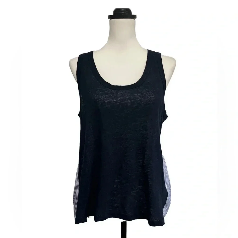 J. Crew 100% Silk 100% Linen Tank. NWOT. Medium
